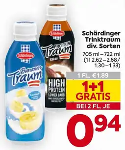 Billa Schärdinger Trinktraum Angebot