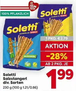 Billa Soletti Salzstangerl Angebot