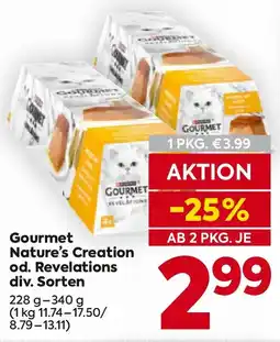 Billa Gourmet Nature's Creation od. Revelations Angebot