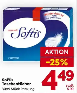 Billa Softis Taschentücher Angebot
