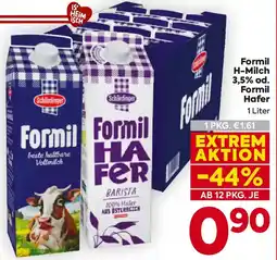 Billa Formil H-Milch 3,5% od. Formil Hafer Angebot