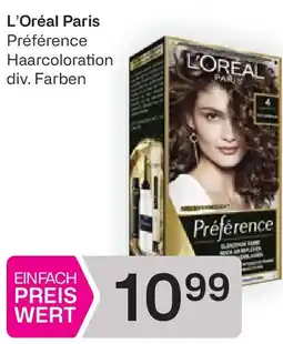 Bipa L'Oréal Paris Préférence Haarcoloration Angebot