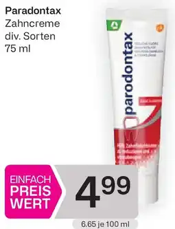 Bipa Paradontax Zahncreme Angebot