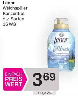 Bipa Lenor Weichspüler Angebot