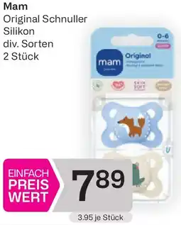 Bipa Mam Original Schnuller Silikon Angebot
