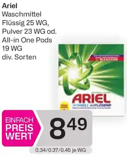 Bipa Ariel Waschmittel Angebot