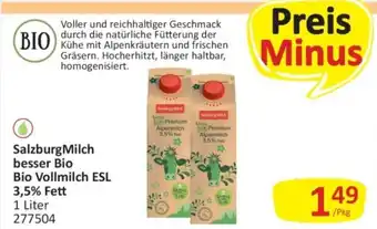 SalzburgMilch besser Bio Bio Vollmilch ESL