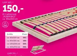Mömax 8 | Lattenrost „RUBIN BKS“ Angebot