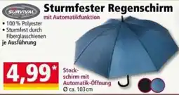 Norma Survival Sturmfester Regenschirm Angebot