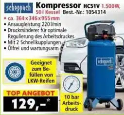 Norma Scheppach Kompressor HC51V Angebot
