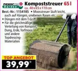 Norma PowerStreuer Garden Kompoststreuer 65 l Angebot