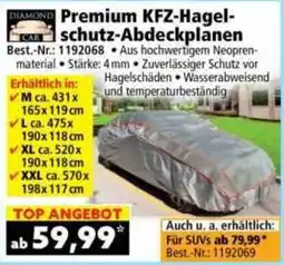Norma Diamond Car Premium KFZ-Hagelschutz-Abdeckplanen Angebot