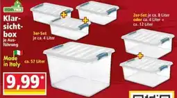 Norma TOPTEX Klarsichtbox Angebot