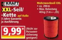 Norma Kraft Werkzeuge XXL-Seil/-Kette auf Rolle Angebot