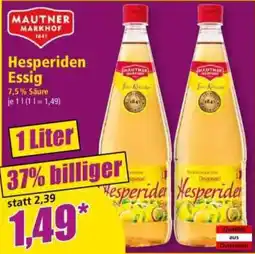 Norma Hesperiden Essig Angebot