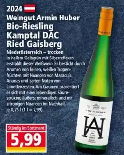 Norma Weingut Armin Huber Bio-Riesling Kamptal DAC Ried Gaisberg Angebot