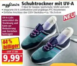 Norma myflair Schuh trockner mit UV-A Angebot