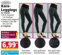 Norma ElleNor Karo-Leggings für Damen Angebot