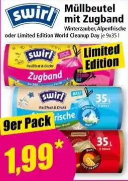 Norma swirl Müllbeutel mit Zugband Angebot