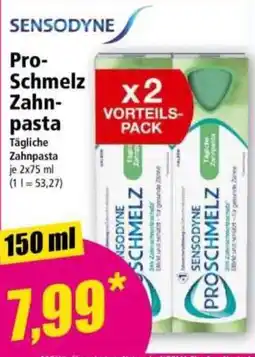 Norma Sensodyne Pro-Schmelz Zahnpasta Angebot