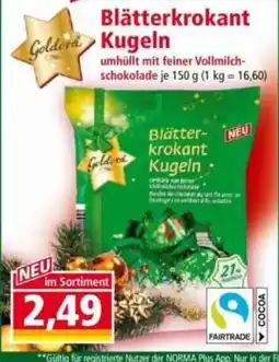 Norma Goldora Blätterkrokant Kugeln Angebot