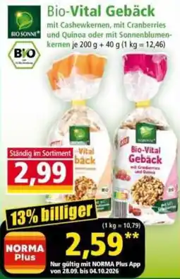 Norma Bio-Vital Gebäck Angebot