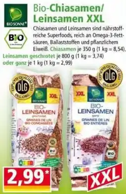 Norma Bio-Sonne Bio-Leinsamen Angebot
