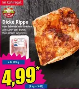 Norma Dicke Rippe vom Schwein, mit Knochen Angebot