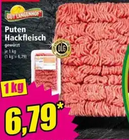 Norma Gut Langenhof Puten Hackfleisch gewürzt Angebot