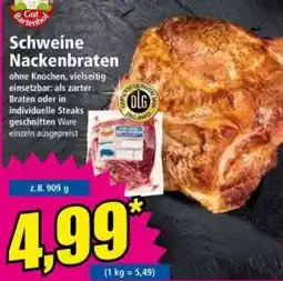 Norma Schweine Nackenbraten Angebot