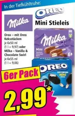 Norma Milka Mini Stieleis Angebot