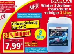Norma Sonax Winter Scheibenfrostschutz & -reiniger Angebot