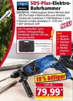 Norma Scheppach SDS-Plus-Elektro-Bohrhammer Angebot
