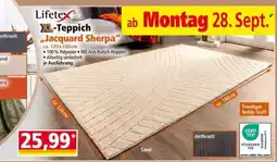 Norma Lifetex XL-Teppich "Jacquard Sherpa" Angebot