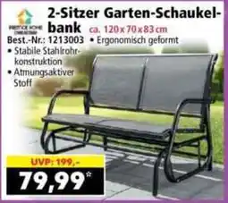 Norma Prestice Home 2-Sitzer Garten-Schaukelbank Angebot