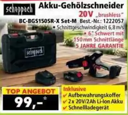 Norma Scheppach Akku-Gehölzschneider Angebot