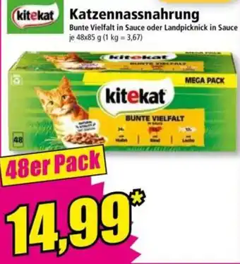 Katzennassnahrung kitekat