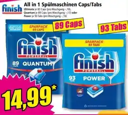 Norma Finish Spülmachine Caps/Tabs Angebot