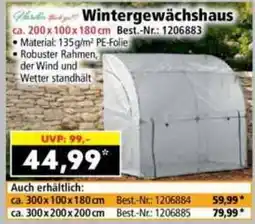 Norma Wintergewächshaus Angebot