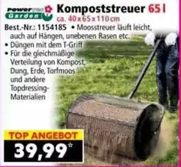 Norma Power Garden Kompoststreuer 65 l Angebot