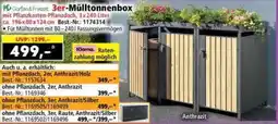Norma Garten & Freizeit 3er-Mülltonnenbox Angebot
