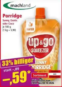 Norma up&go Squeezer Sunny Porridge Angebot