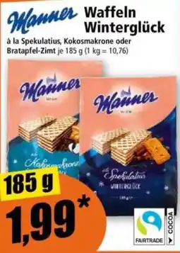 Norma Waffeln Winterglück Angebot