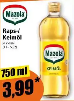 Norma Mazola Raps-/Keimöl Angebot