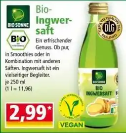 Norma Bio Sonne Bio Ingwersaft Angebot