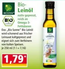 Norma Bio Sonne Bio Leinöl Angebot