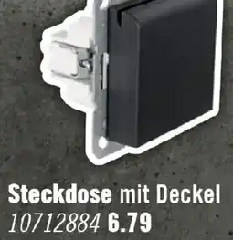 Hornbach Q-LINK Steckdose mit Deckel Angebot