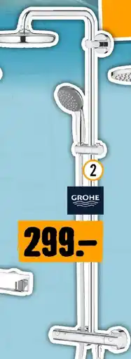 Hornbach GROHE Duschsäule mit Thermostat Vitalio Start 210 Angebot