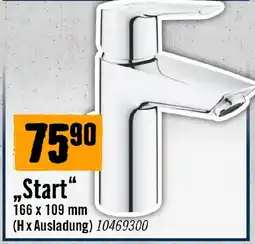 Hornbach GROHE Waschtischarmatur „Start" Angebot