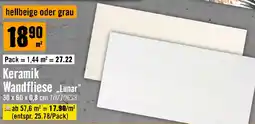 Hornbach Keramik Wandfliese „Lunar“ Angebot